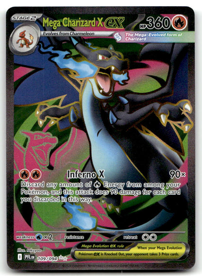 Mega Charizard X ex - PFL 109/094 NM