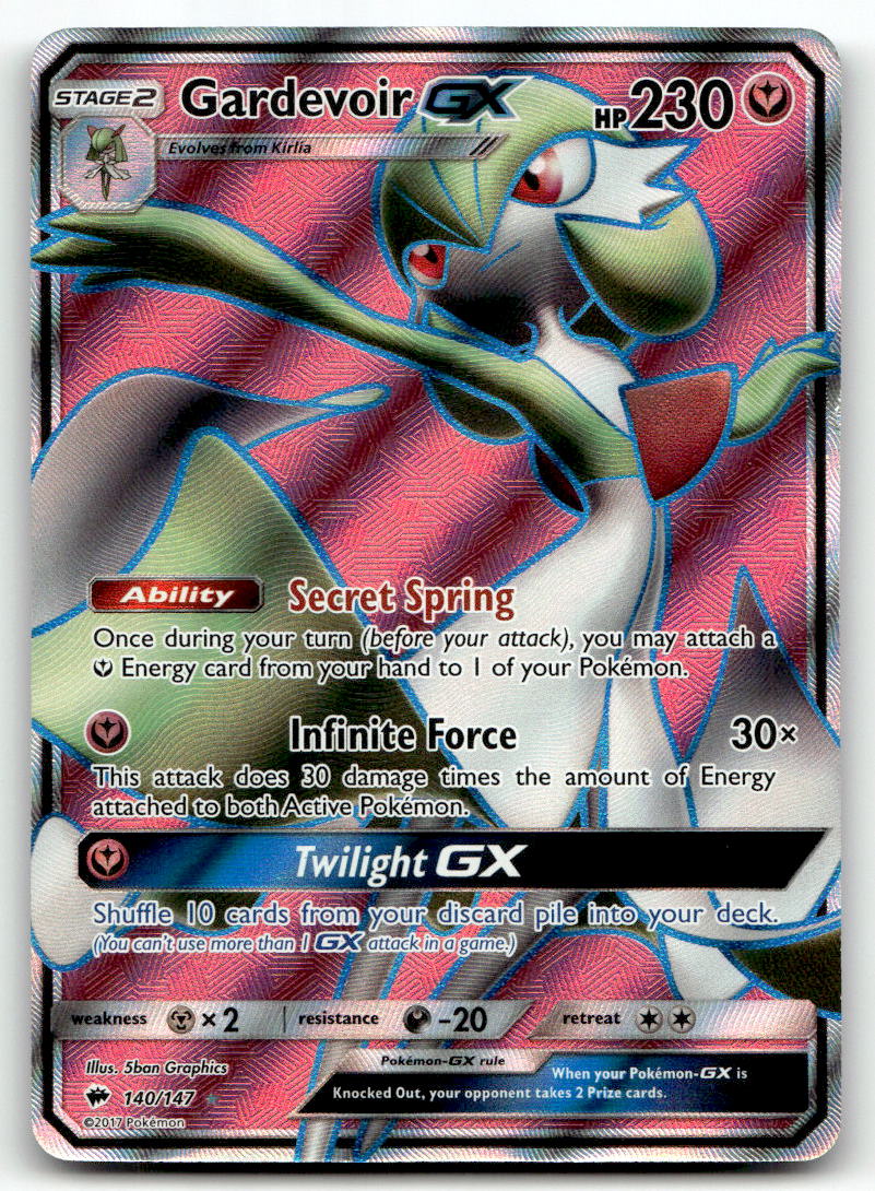 Gardevoir GX (Full Art) SM03 140/147 NM