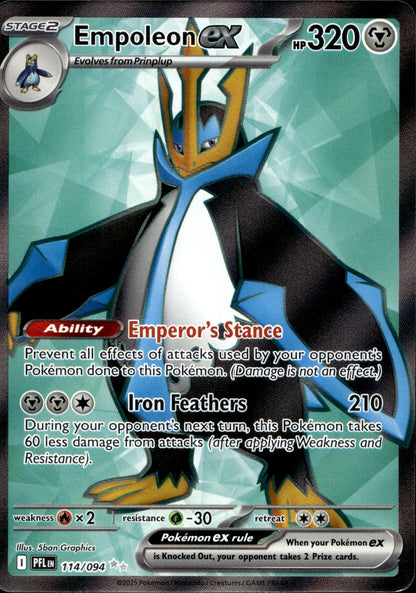 Empoleon ex PFL 114/094 NM