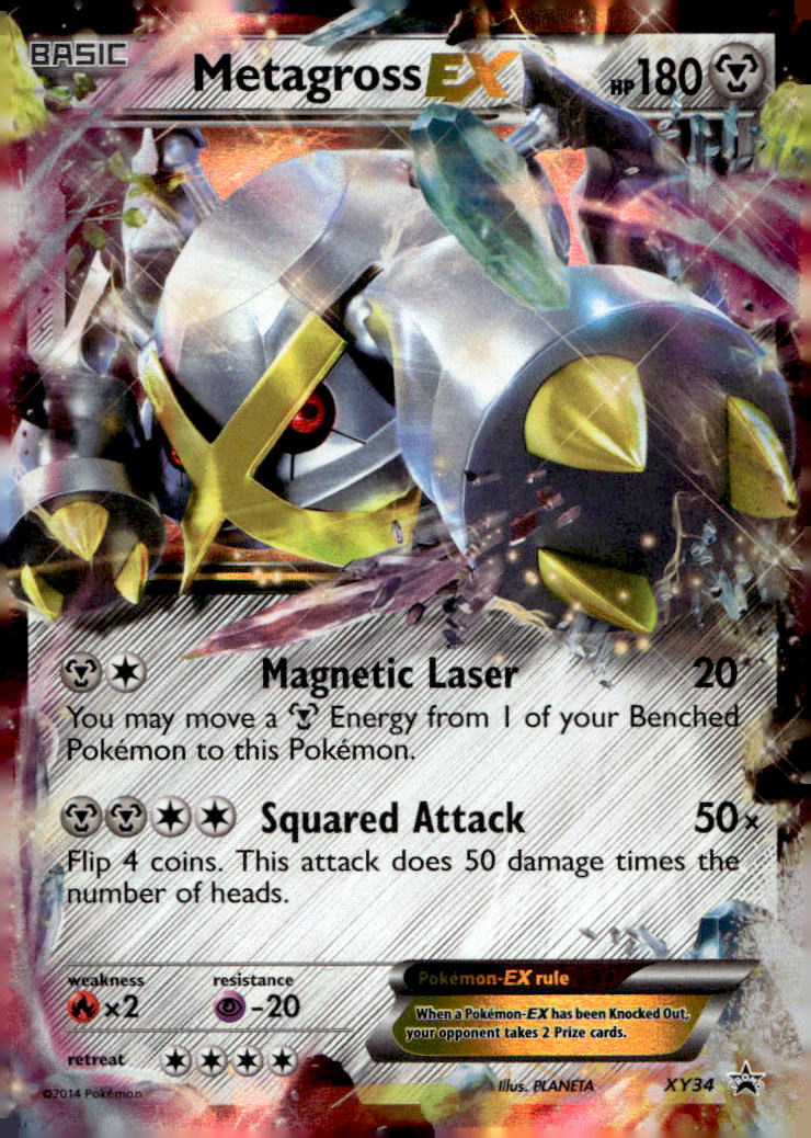 Metagross EX (Shiny) PR XY34 MP