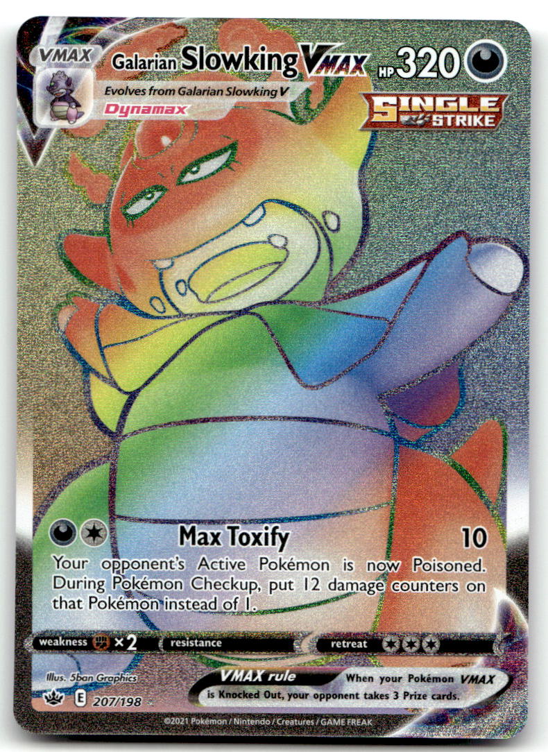 Galarian Slowking VMAX (Secret) SWSH06 207/198 NM