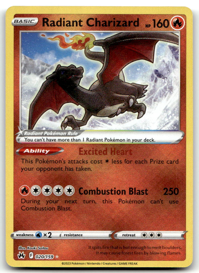 Radiant Charizard CRZ 020/159 NM