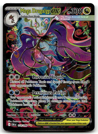 Mega Dragalge ex CRI 118/086 NM