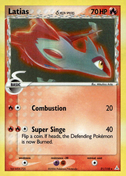 Latias (Delta Species) HP 21/110 LP