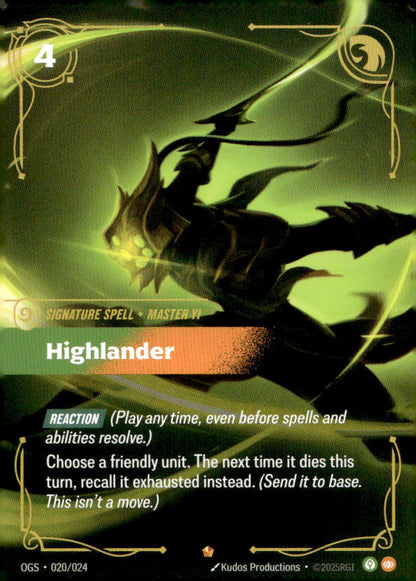 Highlander OGS 020/024 Epic NM