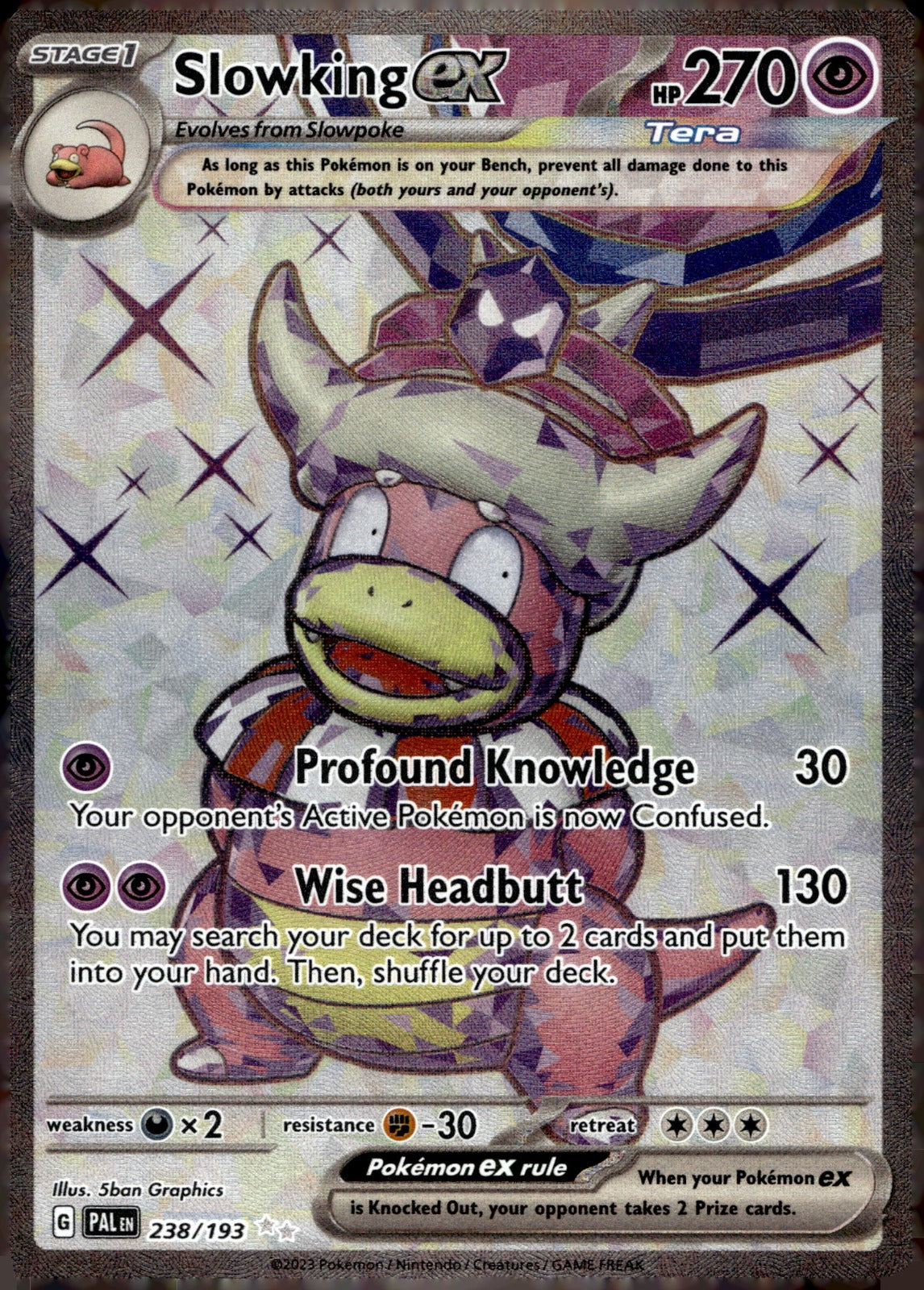 Slowking ex PAL 238/193 NM