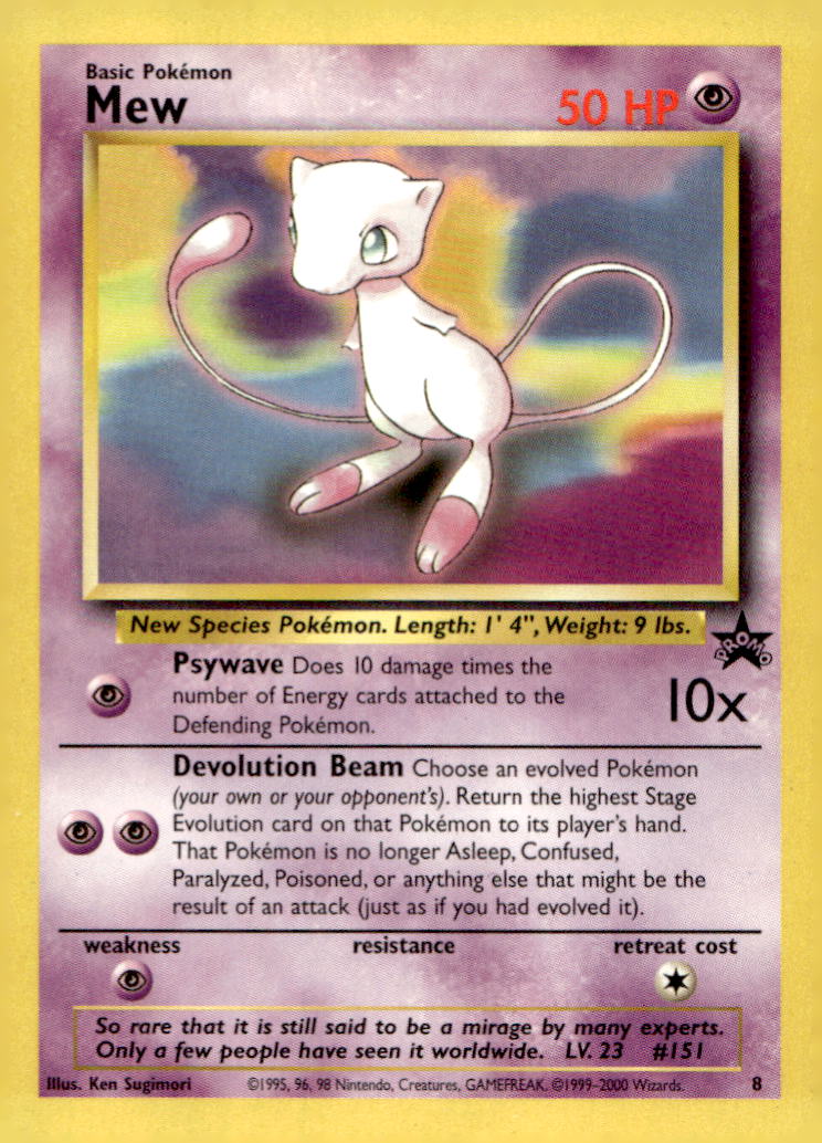 Mew (8) PR 08/53 NM