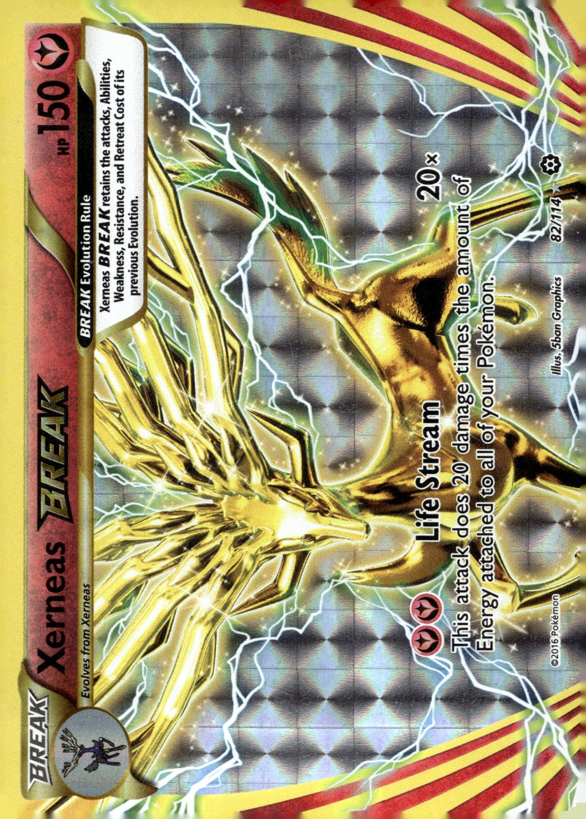 Xerneas BREAK STS 82/114 NM