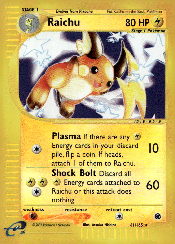Raichu (61) EX 061/165 LP