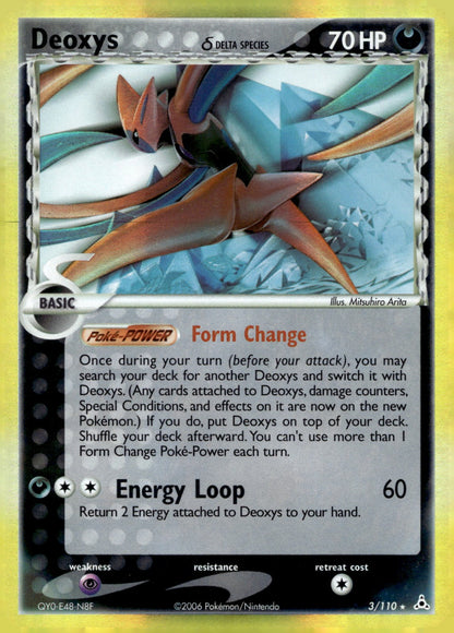 Deoxys (Delta Species - Attack Forme) HP 3/110 LP