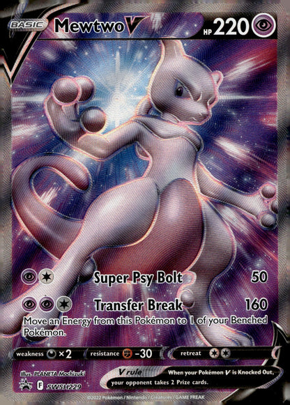 Mewtwo V SWSD SWSH229 NM