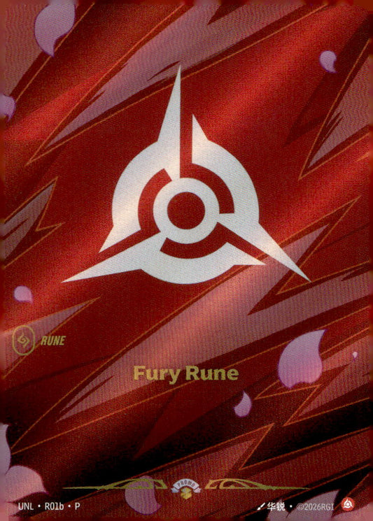 Fury Rune SFD R01b Promo NM