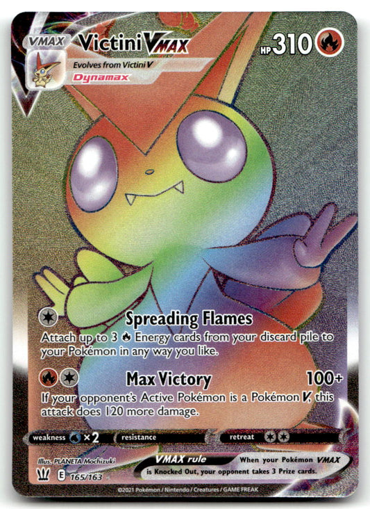 Victini VMAX (Secret) SWSH05 165/163 NM