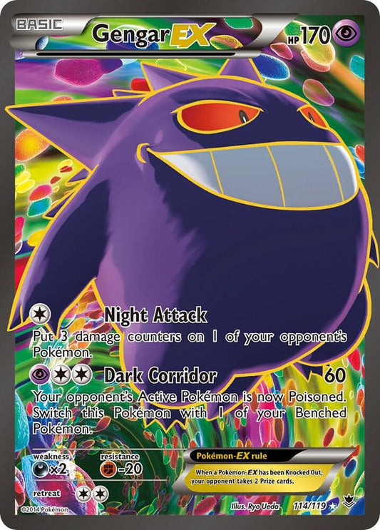 Gengar EX (114 Full Art) PHF 114/119 NM