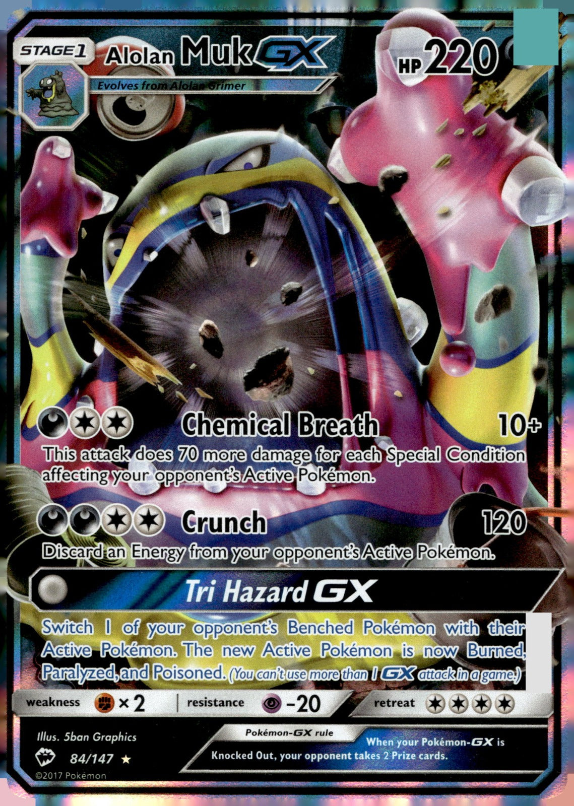 Alolan Muk GX SM03 84/147 LP