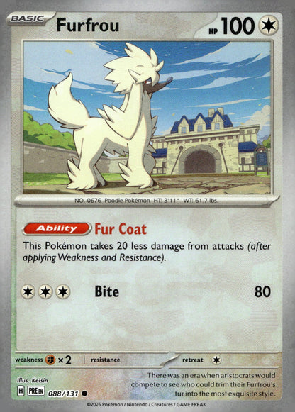 Furfrou (Poke Ball Pattern) PRE 088/131 NM