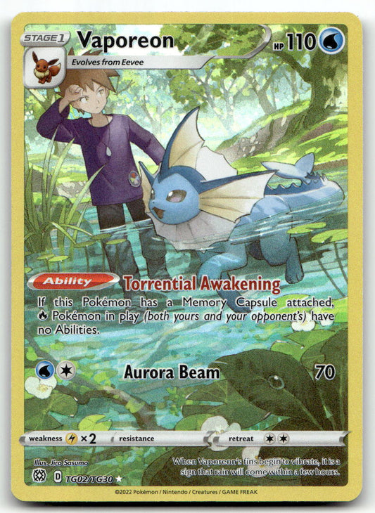 Vaporeon SWSH09:TG TG02/TG30 NM