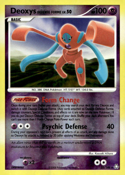 Deoxys Defense Forme LA 25/146 LP