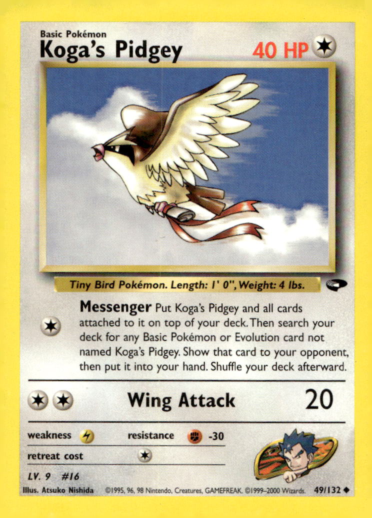 Koga's Pidgey (49) G2 049/132 LP