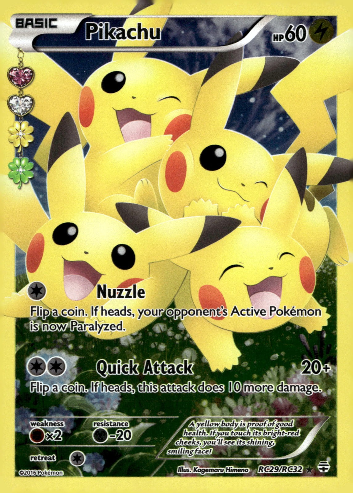 Pikachu (Full Art) GEN RC29/RC32 NM