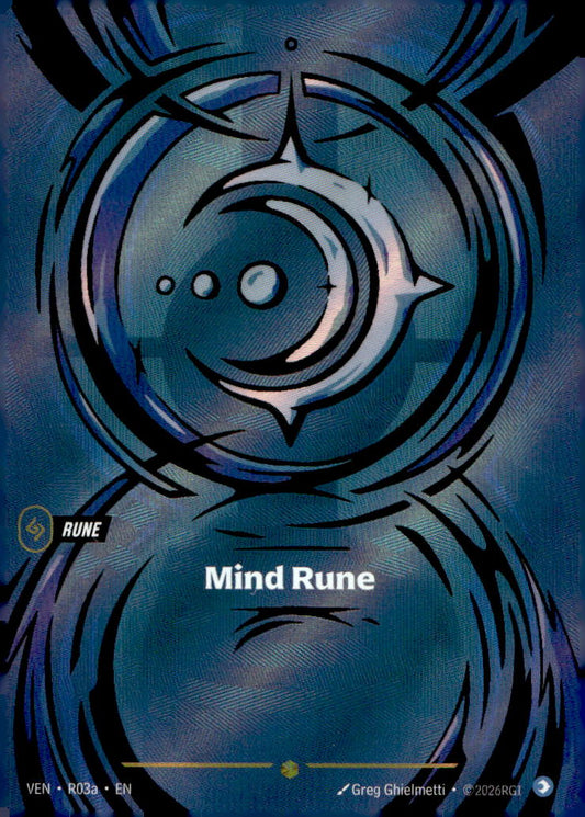 Mind Rune VEN R03a Showcase NM