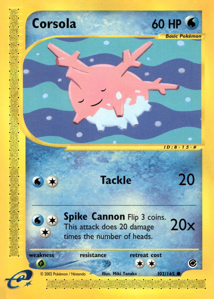 Corsola EX 102/165 NM