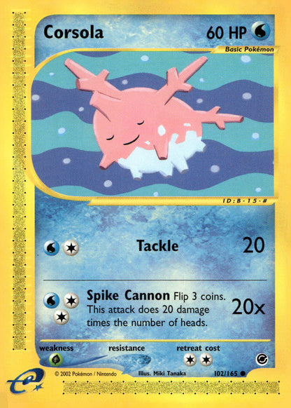 Corsola EX 102/165 NM