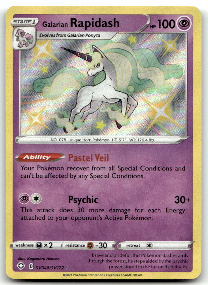 Galarian Rapidash SWSH01 082/202 NM