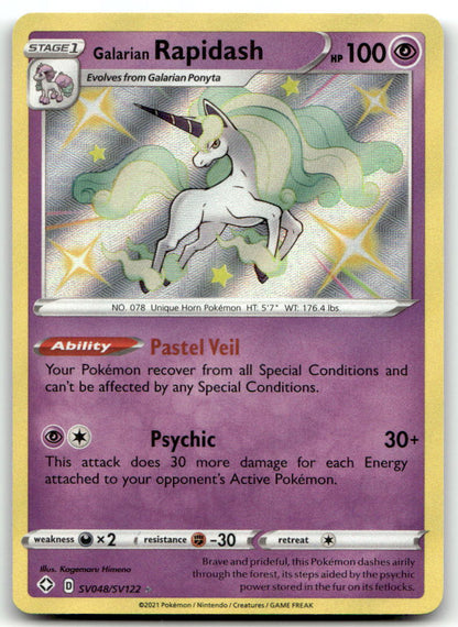 Galarian Rapidash SWSH01 082/202 NM