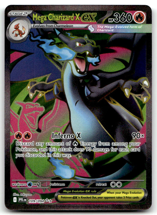 Mega Charizard X ex - PFL 109/094 NM