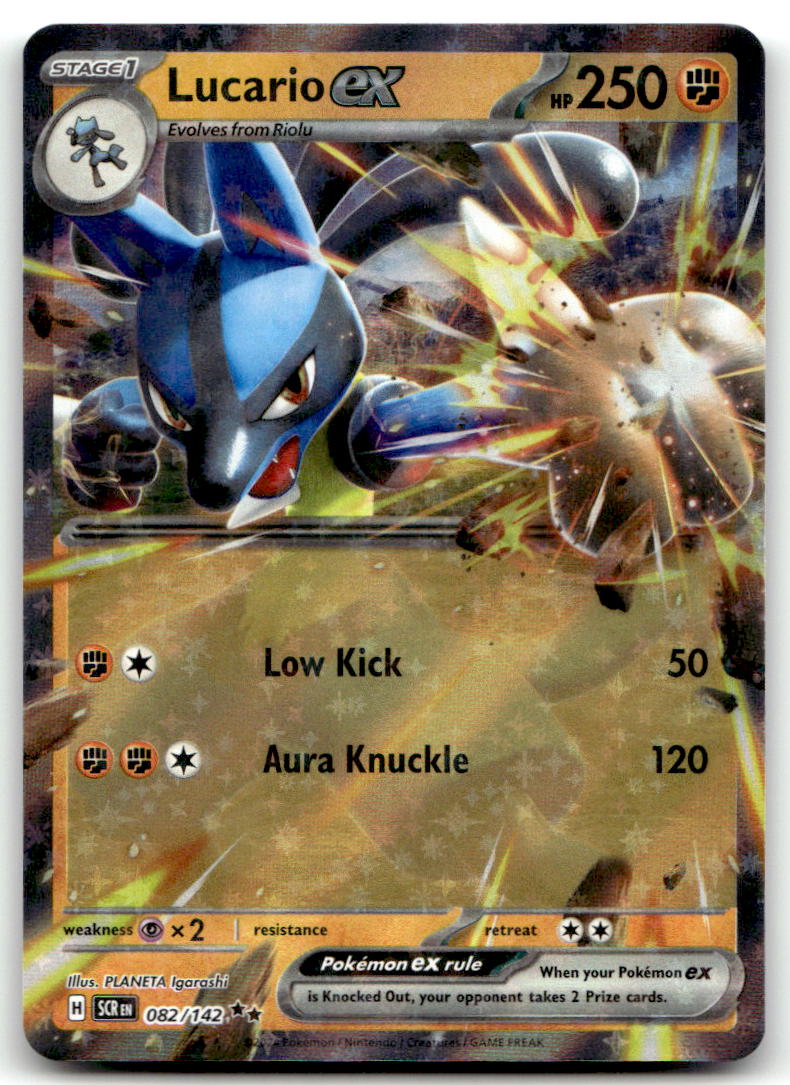 Lucario ex SCR 082/142 NM