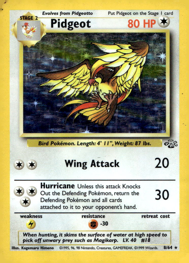 Pidgeot (8) JU 08/64 HP
