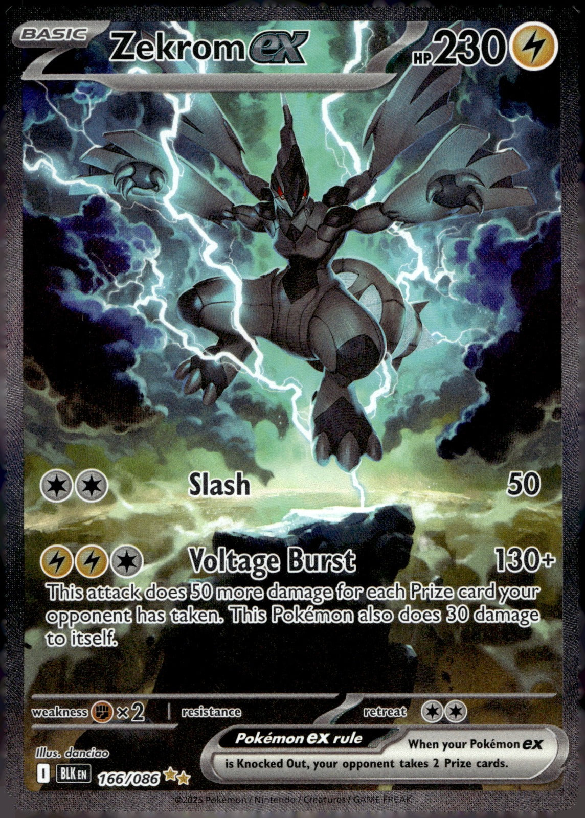 Zekrom ex BLK 166/086 NM