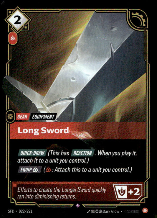 Long Sword SFD 022/221 Rare NM