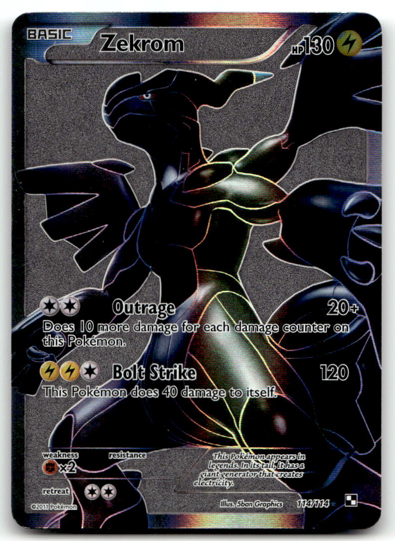 Zekrom (114 Full Art) BLW 114/114 MP