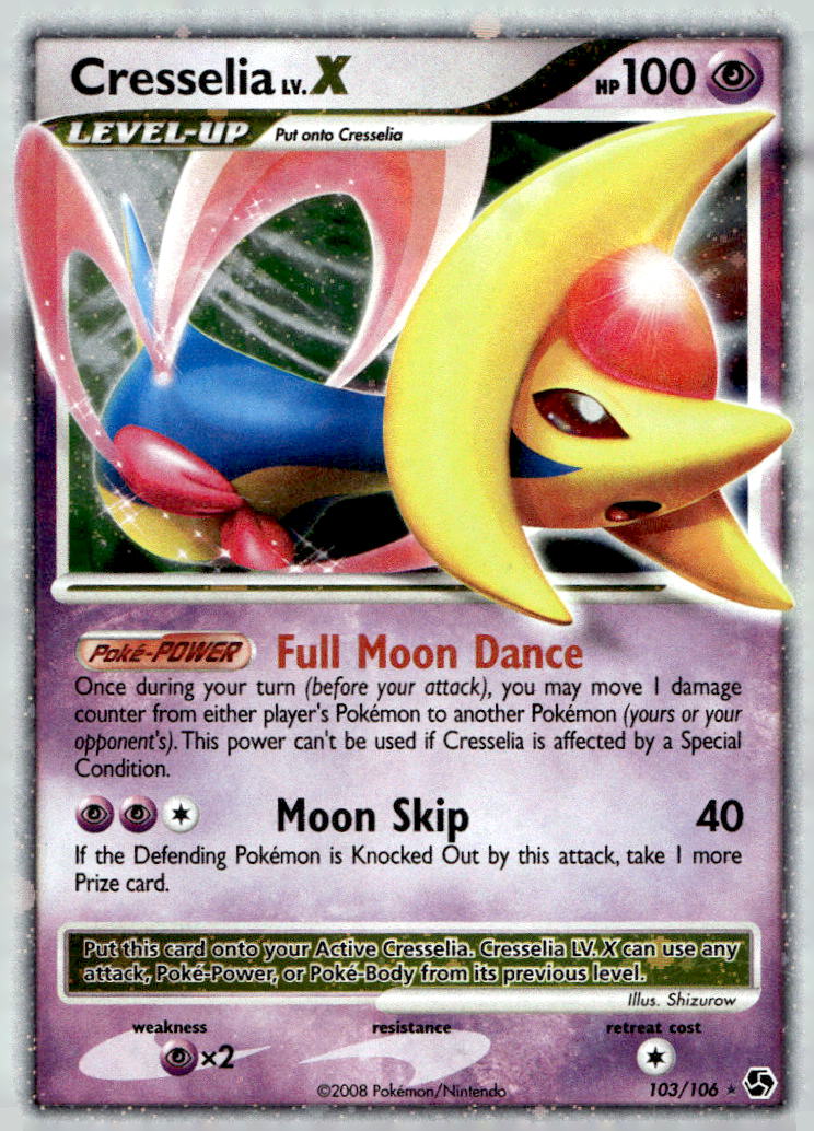 Cresselia LV.X GE 103/106 NM