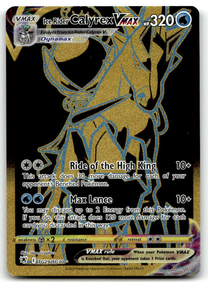 Ice Rider Calyrex VMAX (Secret) SWSH10:TG TG29/TG30 NM