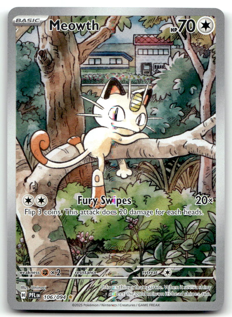 Meowth PFL 106/094 NM