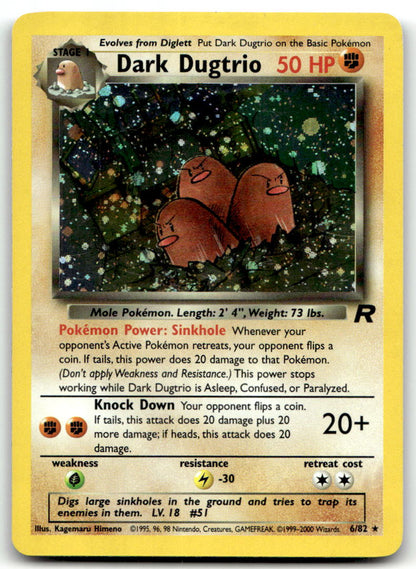 Dark Dugtrio (6) TR 06/82 LP