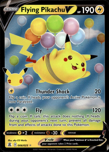 Flying Pikachu V CLB 006/025 NM