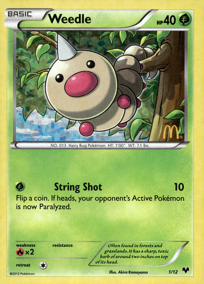 Weedle M14 001/012 MP