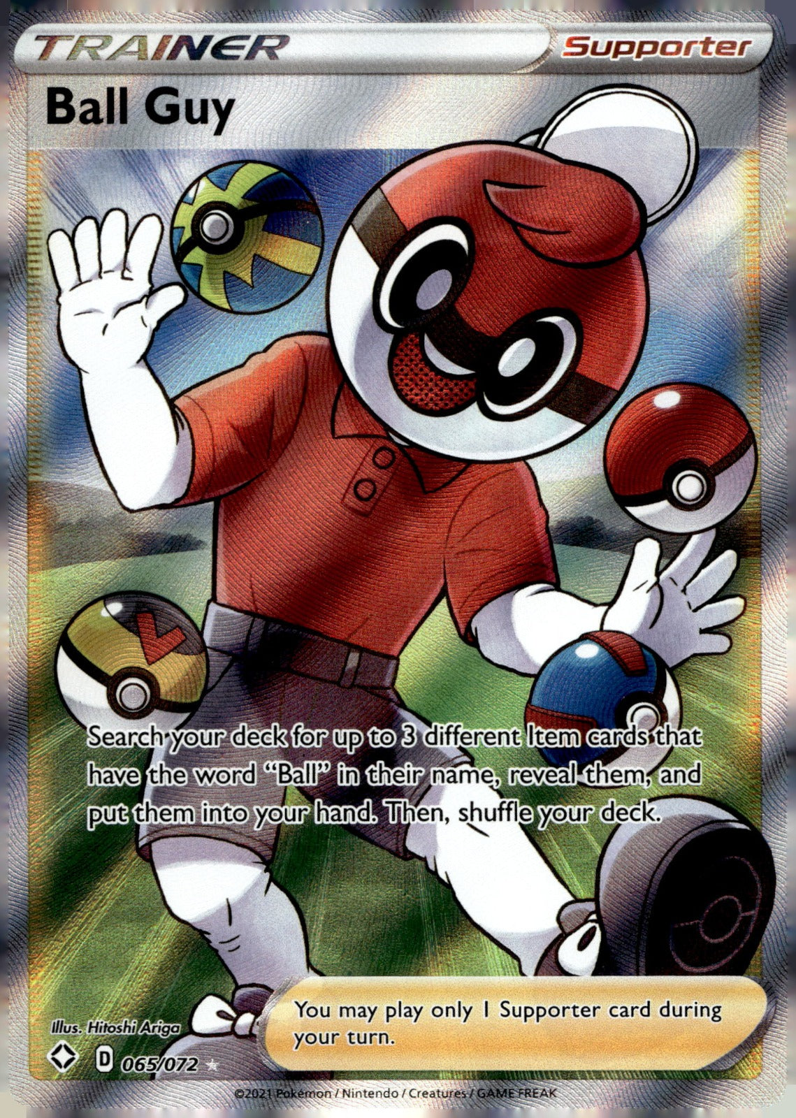 Ball Guy (Full Art) SHF 065/072 NM
