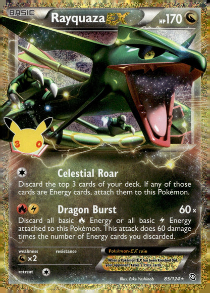 Rayquaza EX DRX 85/124 NM