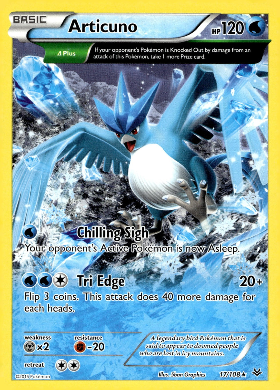 Articuno (17 Delta) ROS 17/108 LP