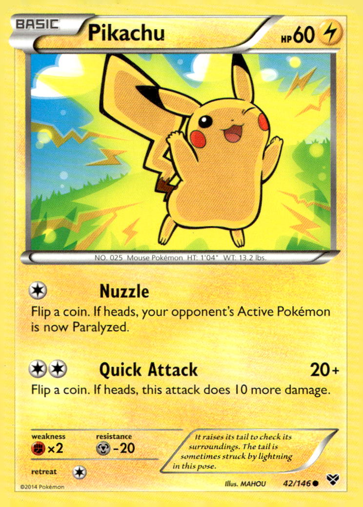 Pikachu XY 42/146 NM