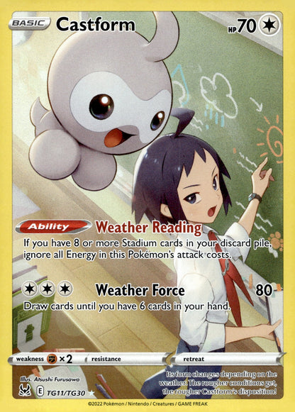 Castform SWSH11: TG TG11/TG30 NM