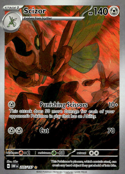 Scizor OBF 205/197 NM