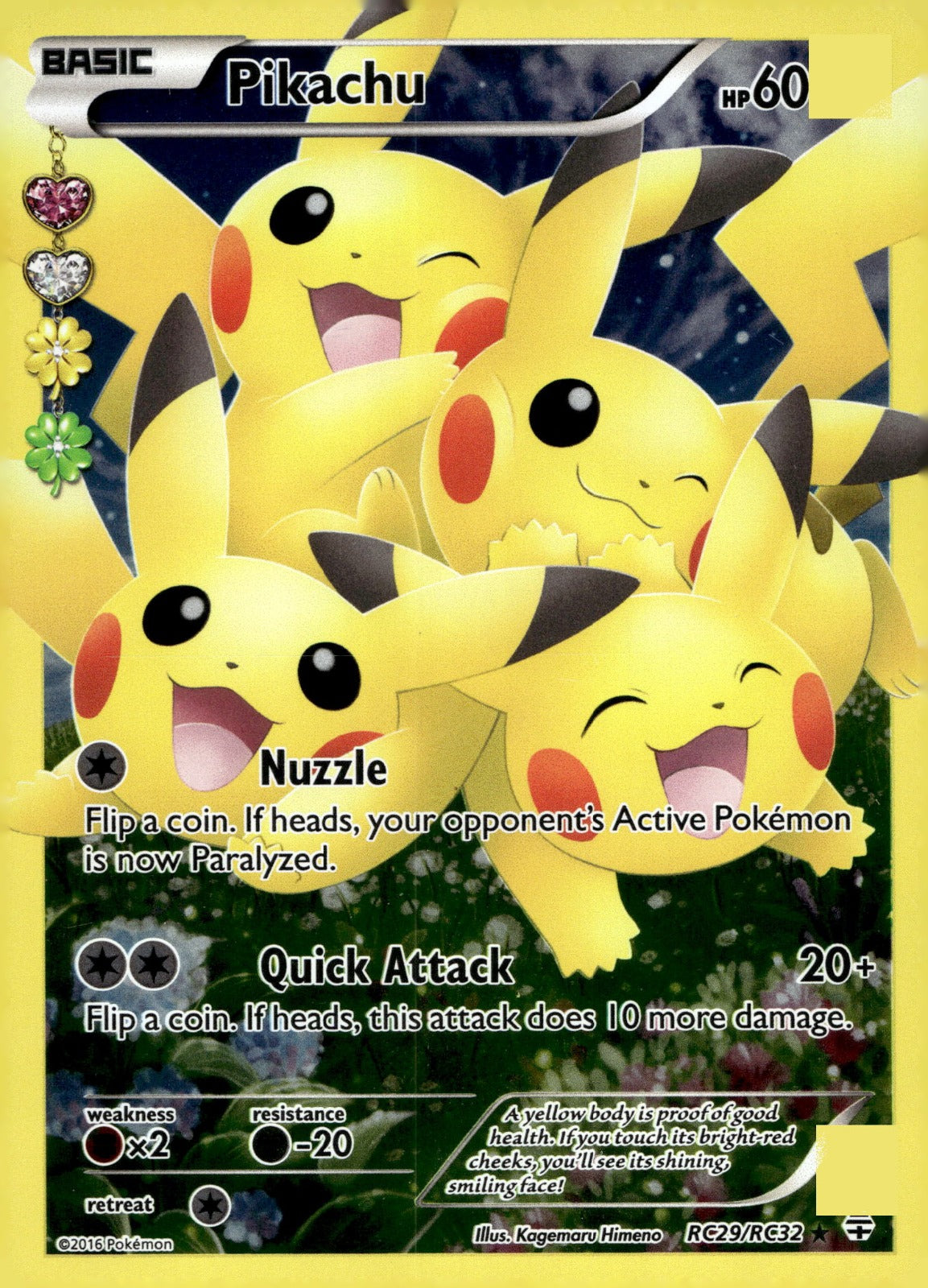 Pikachu (Full Art) GEN RC29/RC32 NM