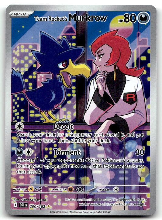 Team Rocket's Murkrow DRI 200/182 NM