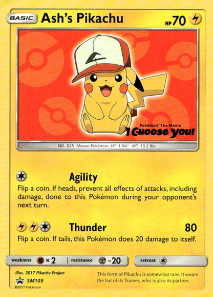 Ash's Pikachu SMP SM109 LP